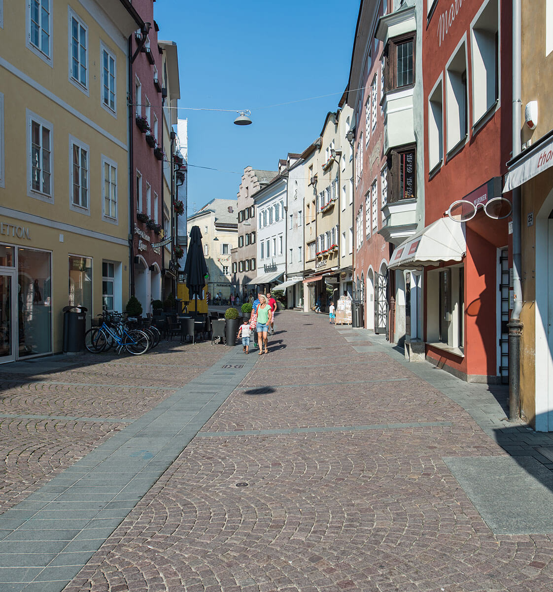 Brunico - town in Val Pusteria in spring - Hotel Amaten
