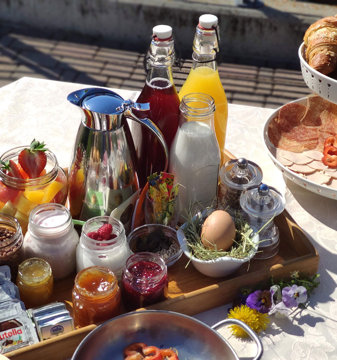 Brunch all'aperto sulla terrazza - Hotel Amaten