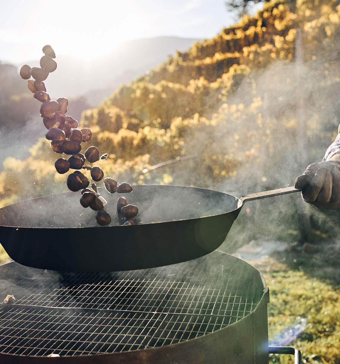 Caldarroste in autunno - Hotel Amaten