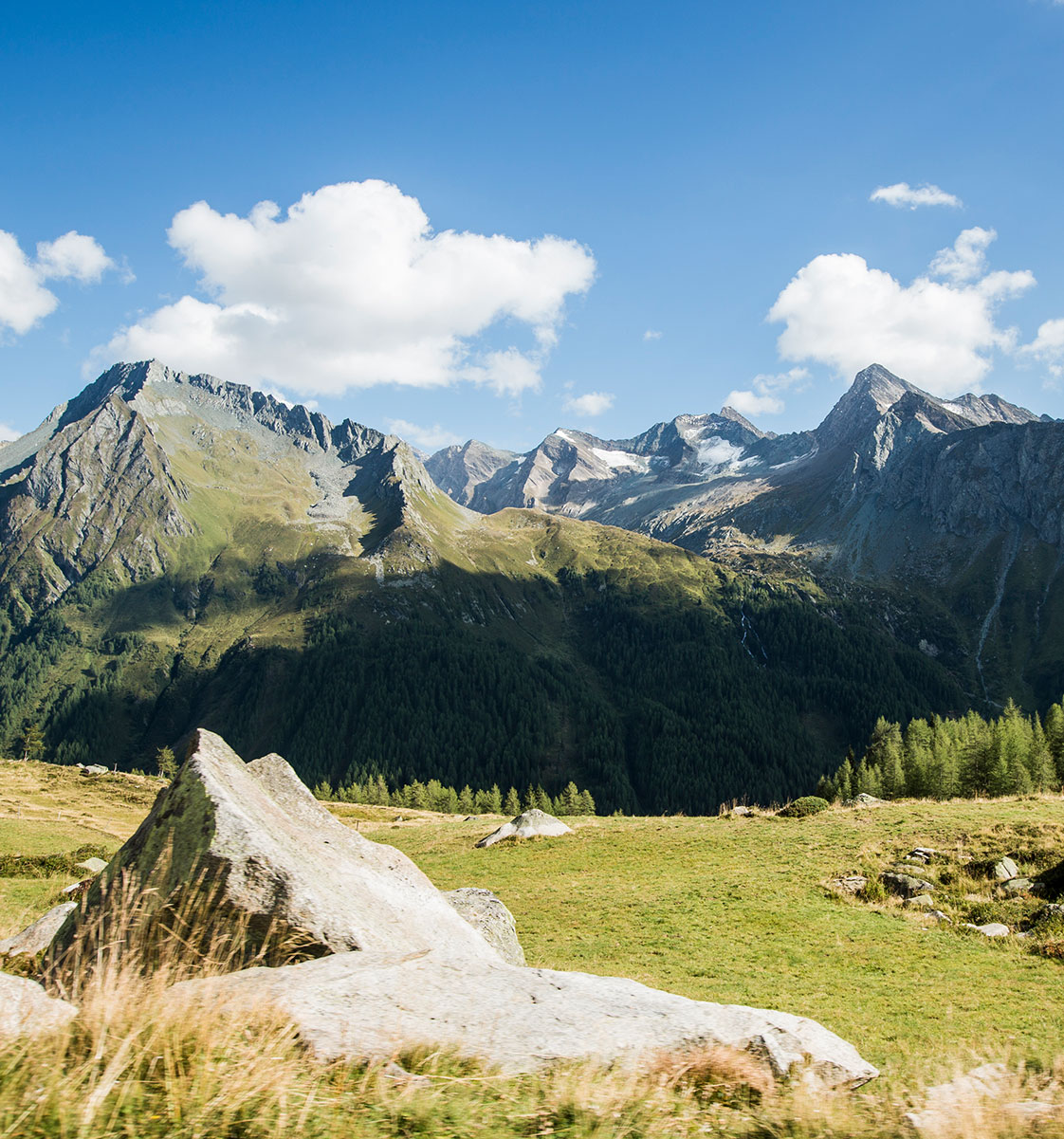 Berglandschaft im Sommer mit Ausblick - Hotel Amaten